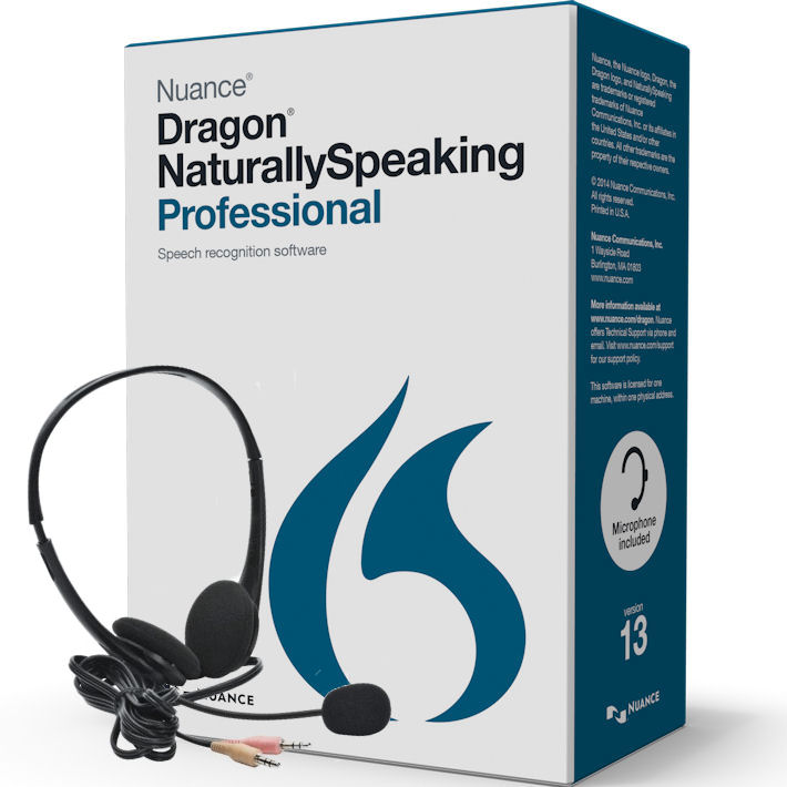 Nuance A209A-T00-13.0 Dragon Naturally Speaking Professional Federal  Government Version 13 Speech Recognition Software Speech Recognition  Archive