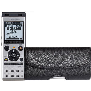 Marine binnen gewoon Olympus WS-852-CASE 4GB Expandable Digital Voice Recorder with Premium Case  / Dictation / Audio Recorders - DictationOne.com